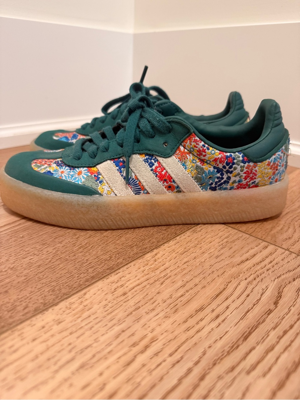 Adidas sambae x liberty London sneakers